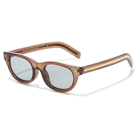 【 Legit Eyewear 】Sunglasses Rokujō (Tea/Lt Grey)
