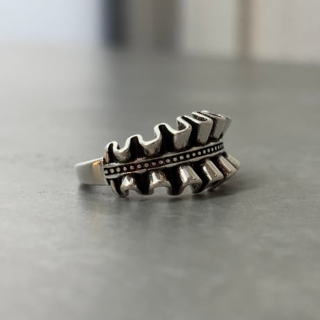2610RG0850 /  Shirred Ribbon Ring （Silver）