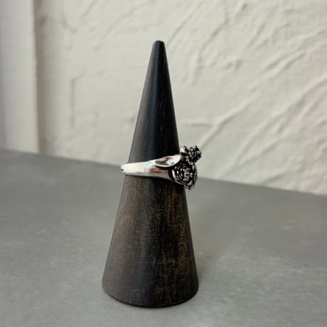 2610RG0853 /  Vintage Floral Cluster Ring （Silver）