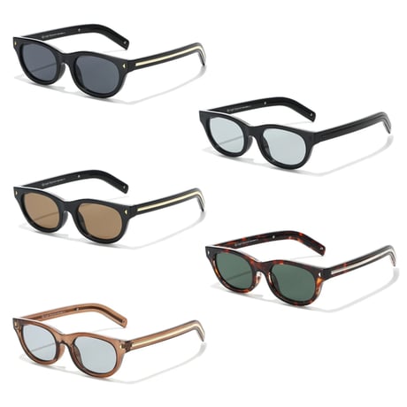 【 Legit Eyewear 】Sunglasses Rokujō (Black/Grey)