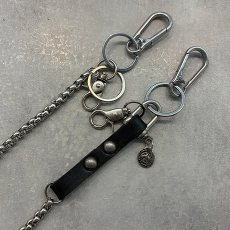 【Select】IM26AC_WC010/ Heavy Box Link Wallet Chain（Silver）
