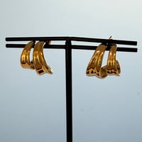 2607PR0850 / Double Curve Hoop pierce（Gold）