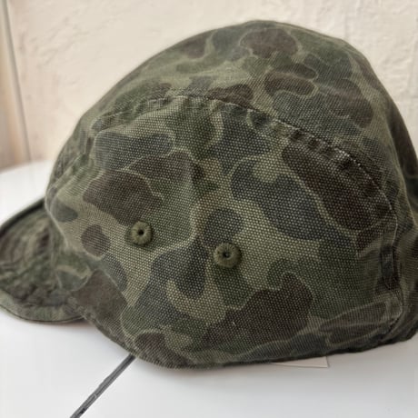 2607HW069(S) / Vintage Wash Camo Cap (OLIVE）