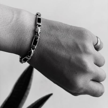 【Select】IM26AC_BRL020/ Monolith Bar Bracelet（Silver）
