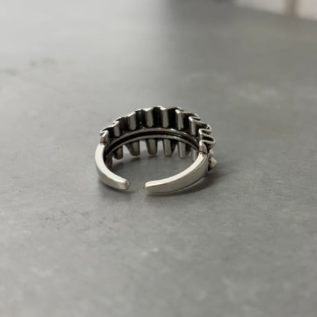 2610RG0850 /  Shirred Ribbon Ring （Silver）