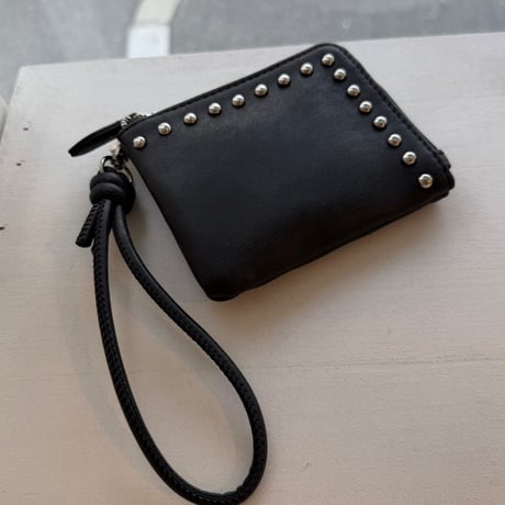 2607GS072(S)/ Studs Strap Wallet（Black）
