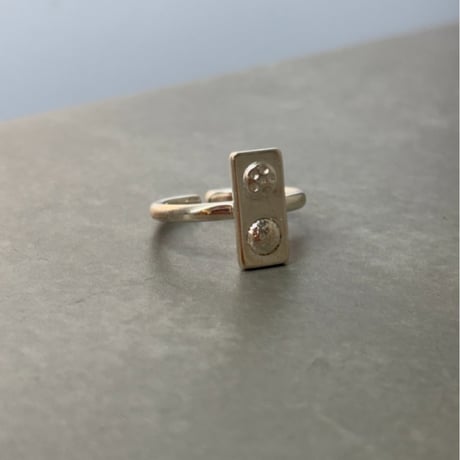2609RG0839 /  Rectangle plate ring （Silver）