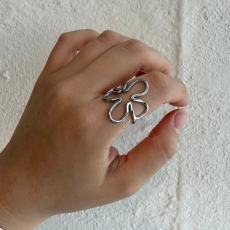 2608RG0823  / Flower Shape ring（Silver）