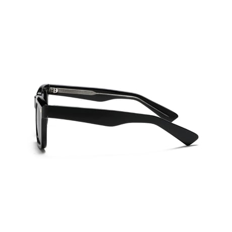 【 Select 】Retro Square Polarized Sunglasses (Black/Grey)
