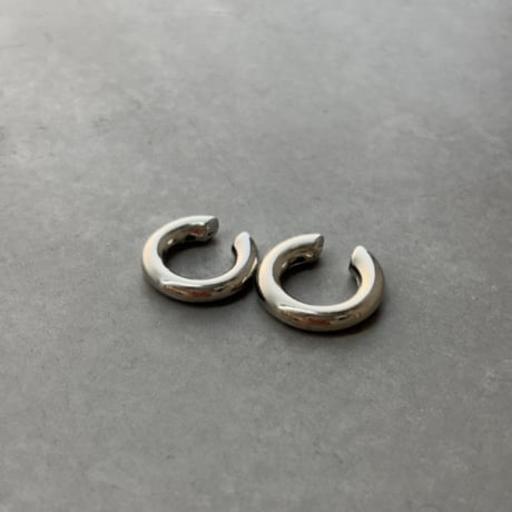 Simple Metal Cartilage Earcuff S/M Set（Silver） / EC068