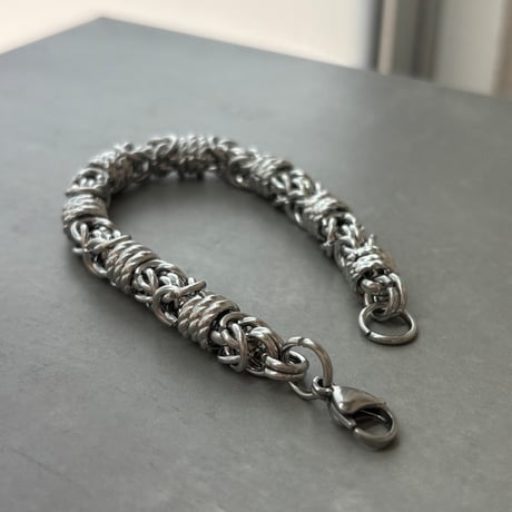 2607BR0143/ Volume Rope Chain bracelet（Silver）