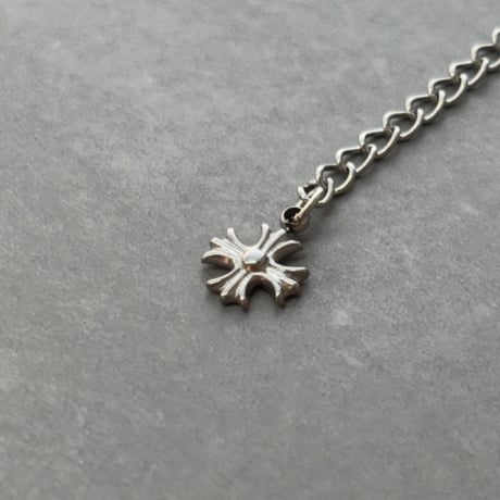 2608BR0148 / Cross ball link bracelet（Silver）