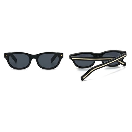 【 Legit Eyewear 】Sunglasses Rokujō (Black/Grey)