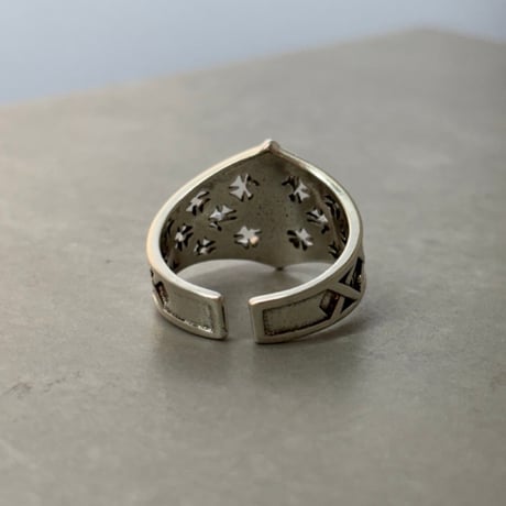 2609RG0842 /   Openwork cross ring （Silver）
