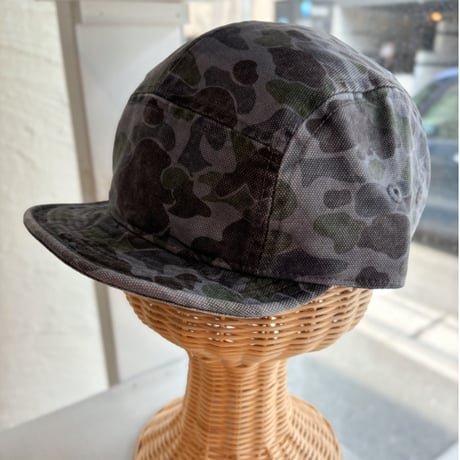 2604HW064(S) / Vintage Wash Camo Cap (Gray)