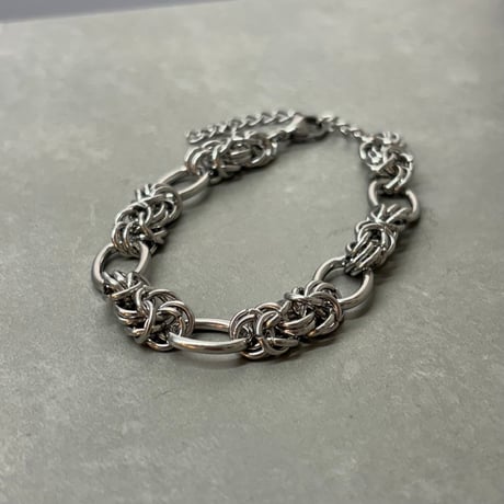 2609BR0149 / Woven Chain Design bracelet（Silver）