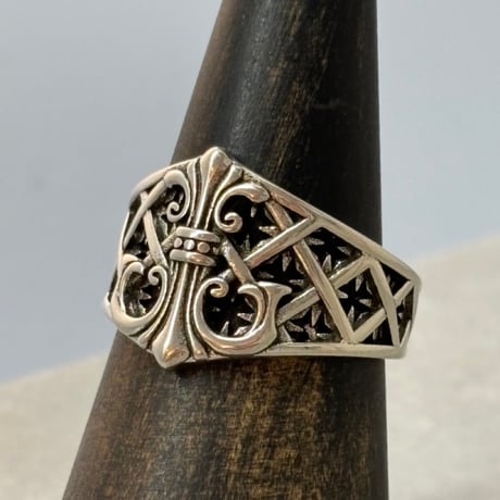 2609RG0842 /   Openwork cross ring （Silver）