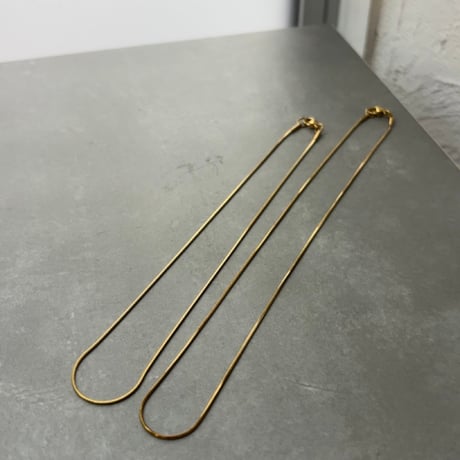 2610NC0410 / Snake Chain Necklace（Gold）