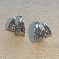 2607PR0850 / Double Curve Hoop pierce（Silver）