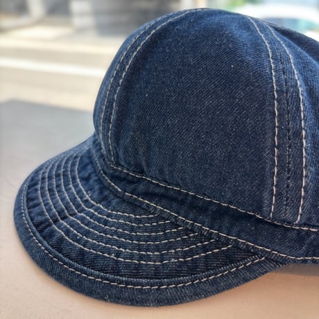 2604HW065(S) / Stitch Denim Work Cap (Blue)