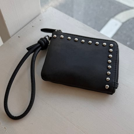 2607GS072(S)/ Studs Strap Wallet（Black）