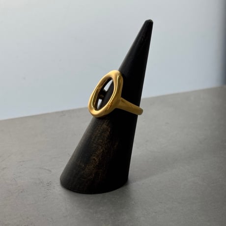 2608RG0819  / Wave oval design ring（Gold）