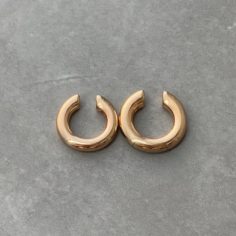 Simple Metal Cartilage Earcuff S/M Set（Gold） / EC068