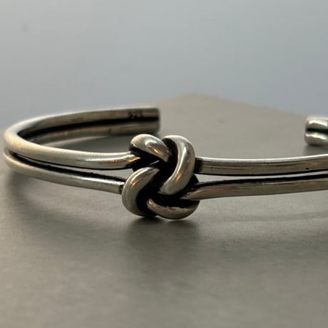 【Select】IM25AC_BRL012 / Braided Bangle （Silver）
