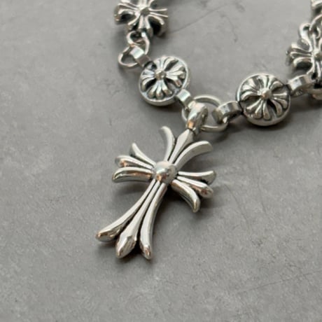 2609BR0150 / Cross charm link bracelet（Silver）