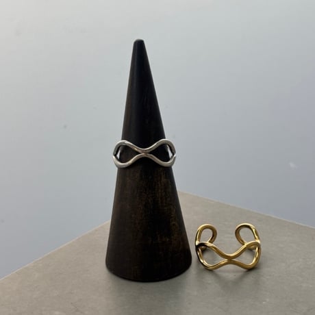 2608RG0826 / Oval wave design ring（Gold）