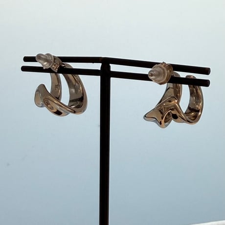 2607PR0850 / Double Curve Hoop pierce（Silver）