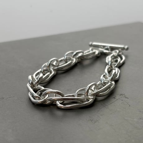 2609BR0154 / Oval link chain bracelet（Silver）
