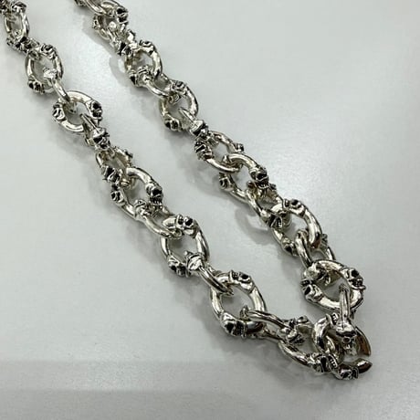 【Select】IM26AC_WC003/ Skull Chain Design Wallet Chain（Silver）