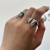 2604RG0759 / Double Heart motif ring（Silver）