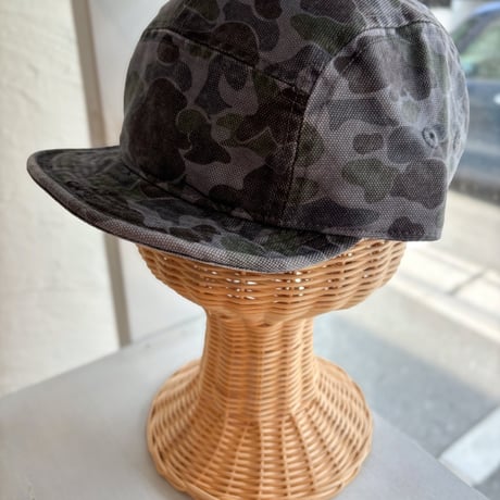 2604HW064(S) / Vintage Wash Camo Cap (Gray)