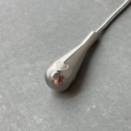 2609NC0405 / Heart motif drop Y-Necklace（Silver）