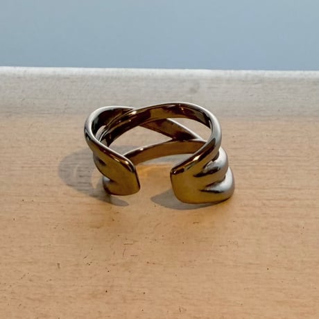 2607RG0816 / Twist Triple Line ring（Silver）