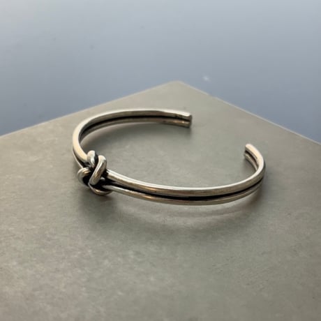 【Select】IM25AC_BRL012 / Braided Bangle （Silver）