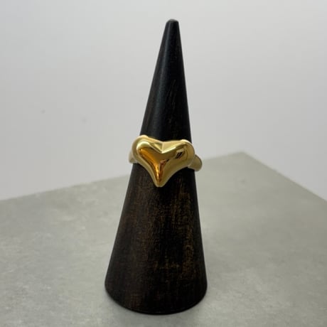 2609RG0834 / Puffy heart ring （Gold）