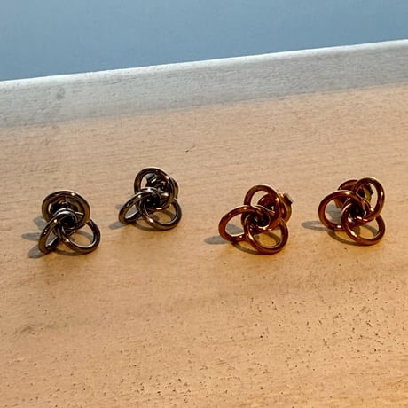 2607PR0849 / Twist Circle Connect pierce（Silver）