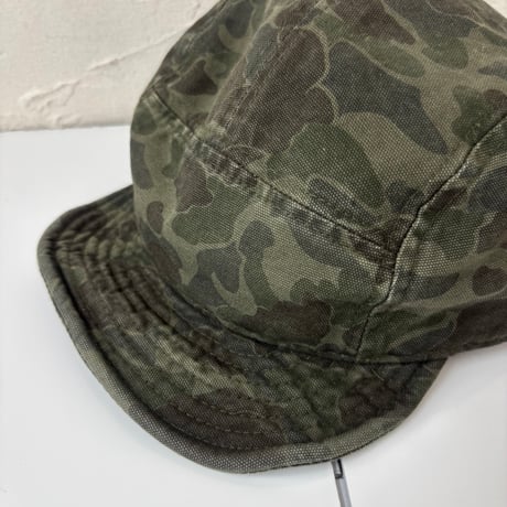 2607HW069(S) / Vintage Wash Camo Cap (OLIVE）