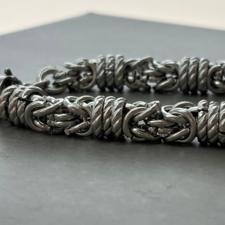 2607BR0143/ Volume Rope Chain bracelet（Silver）
