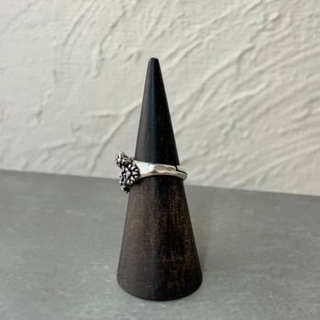 2610RG0853 /  Vintage Floral Cluster Ring （Silver）