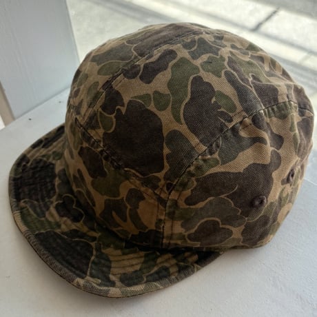 2604HW064(S) / Vintage Wash Camo Cap (Mustard)