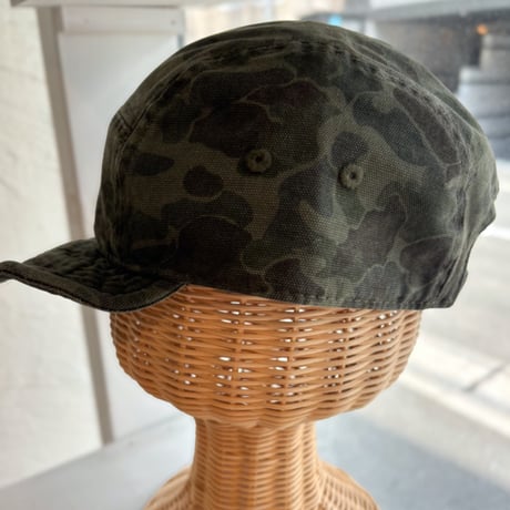 2604HW064(S) / Vintage Wash Camo Cap (Dark Green)