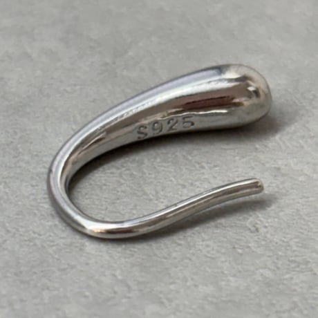 2608PR0855 / Drop curve metal pierce（Silver）