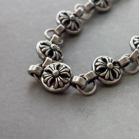2608BR0148 / Cross ball link bracelet（Silver）