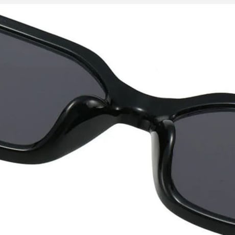 【 Select 】Retro Rivet Sunglasses (Black/Grey）