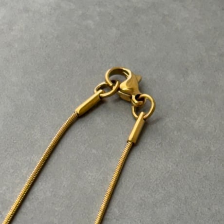 2610NC0410 / Snake Chain Necklace（Gold）