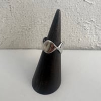 2608RG0822  / Wave volume ring（Silver）